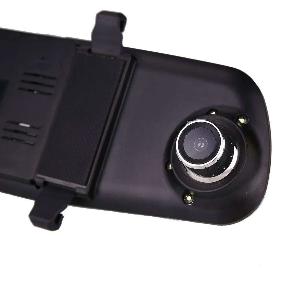 Автомобильная камера DVR видеокамера Авто рекордер двойной объектив HD 12MP 4,3 дюймов 1080P
