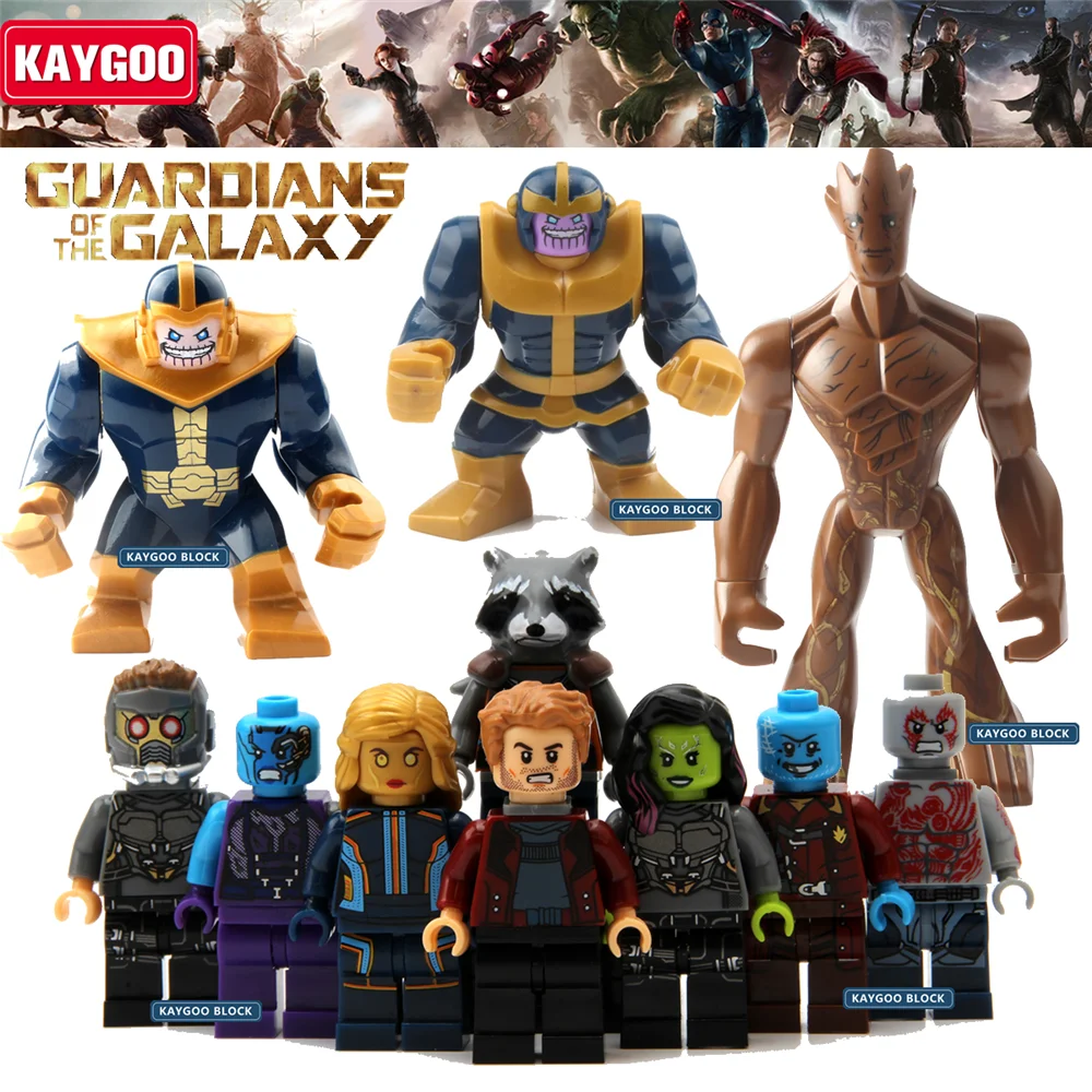 Kaygoo Guardians of the Galaxy Groot Baby Tree Man Ronan Rocket Raccoon Star Lord Drax figure Building Block Kids Toys Gift baby-brick : image Kaygoo Guardians of the Galaxy Groot Baby Tree Man Ronan Rocket Raccoon Star Lord Drax figure Building Block Kids Toys Gift baby-brick