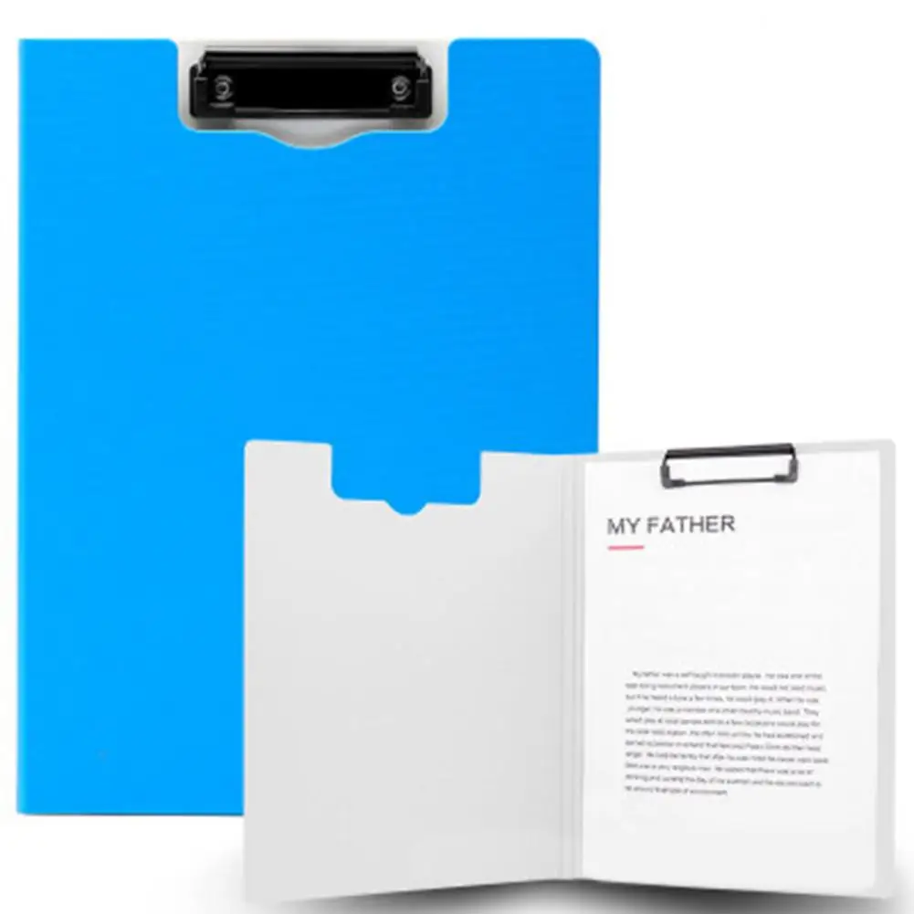 

File Folder Document Clipboard Foam Board Clip A4 Size Writing Board Folding Business Conference Office Work School Test Field