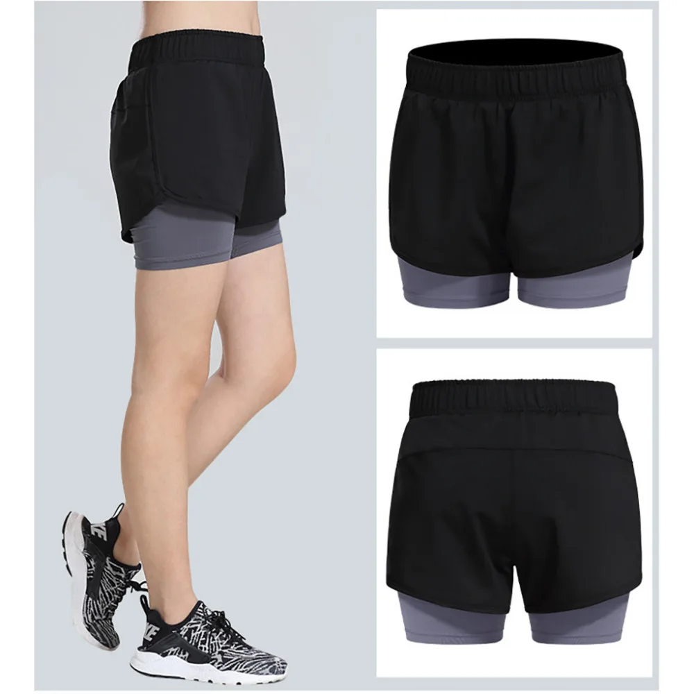 2019 Women's casual cotton sexy yoga shorts running shorts yoga jogging lightproof hot yoga shorts ladies gym fitness 40J1 (7)