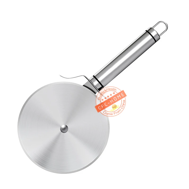 

Large Stainless Steel Pizza Cutter, Dough Bread Cookies Pastry Pizza Roller Cutter Wheel, 3.78 Inch