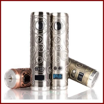 

Tesla Punk 86w Electronic Cigarette Vapeador Mod Vape Single 18650 Battery Vape Pen Steampunk Mechanical Mod Design Vaporizer