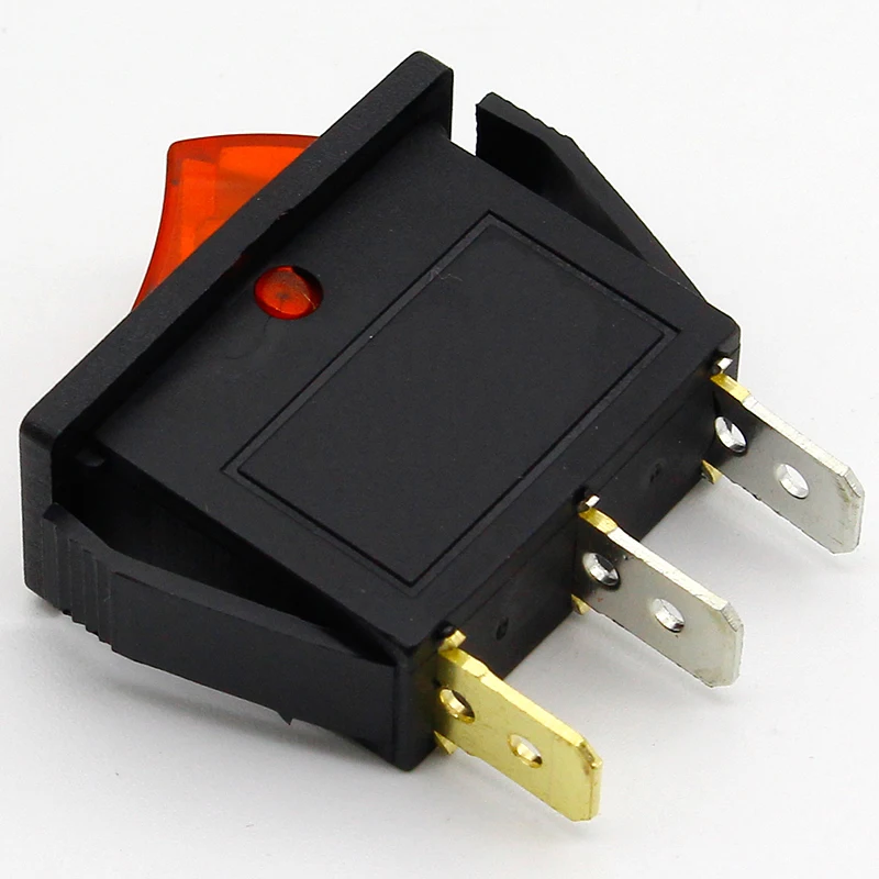 5 шт./лот красный светодиод 3PIN SPST ВКЛ./ВЫКЛ. G132 рокер переключатель 15A/250 В 20A/125