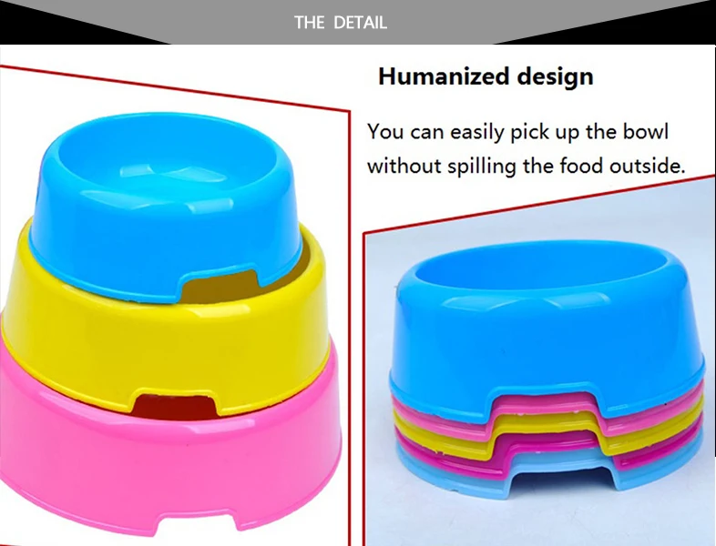 SUPREPET безопасная Милая конфетная цветная пластиковая миска для домашних животных вода для кормления щенков и кошек кормушка собачий контейнер для еды миска для кошек товары для домашних животных