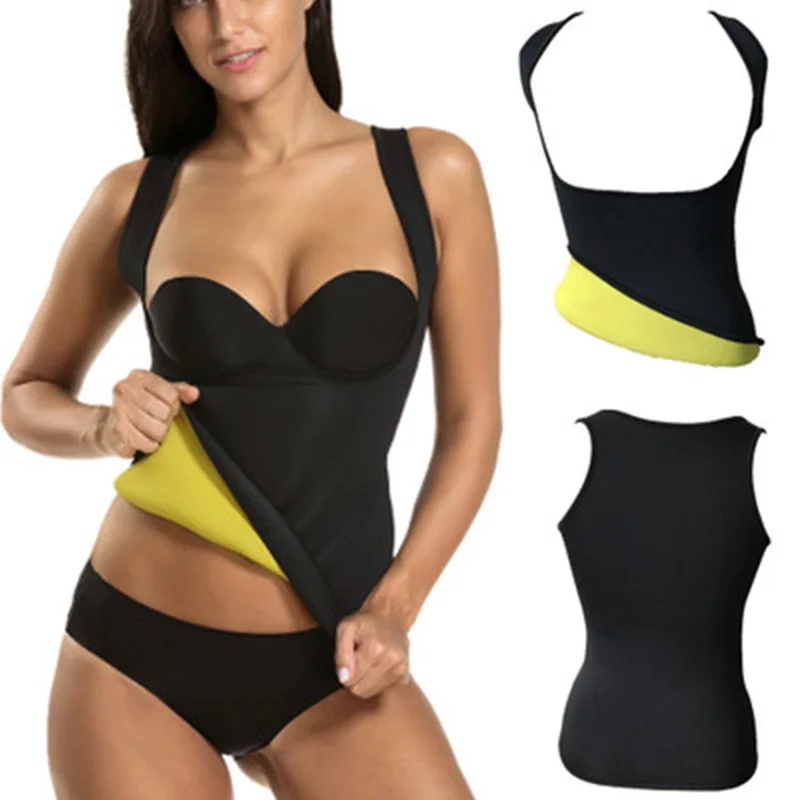 

Ladies Body Shaper Self-heat Fitness Breathable Vest Sauna Shaper KH889