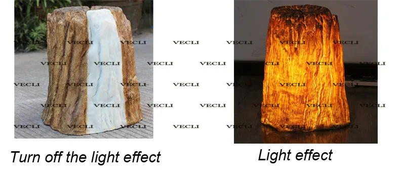 Дерево форма для выпечки "пень" имитация tuin verlichting led tuinverlichting непромокаемые Ландшафтные садовые фонари на открытом воздухе