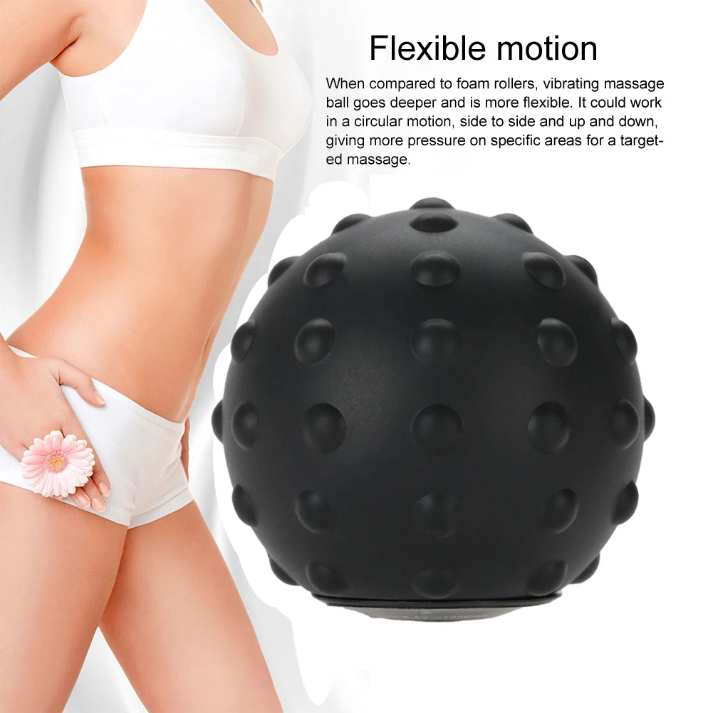 4 Speed High Intensity Vibrating Mini Electric Massage Ball for Fitness Muscle Pain Reliefin