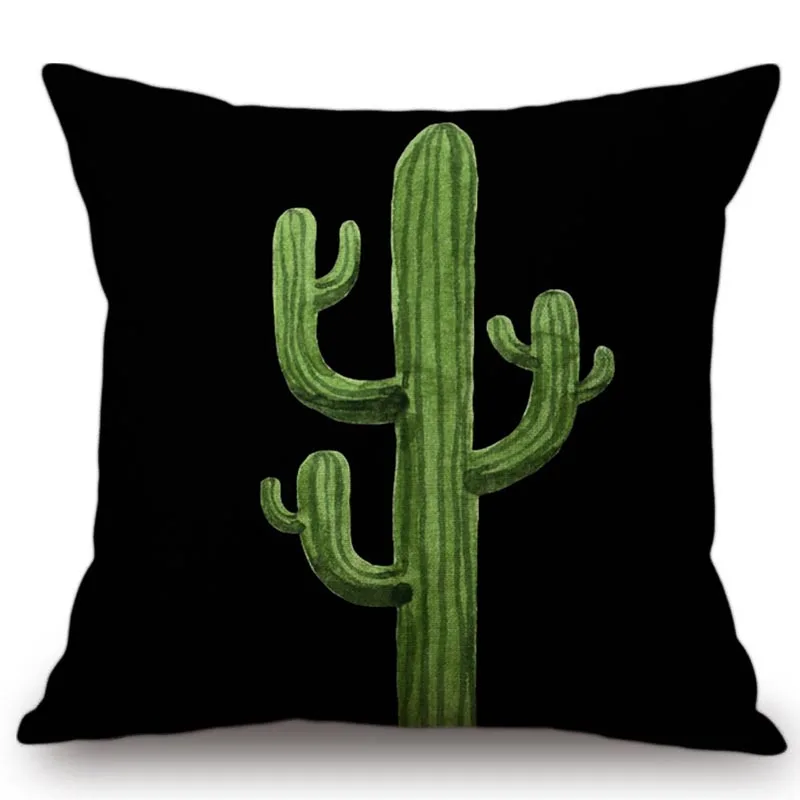 green-cactus-on-black-canvas 