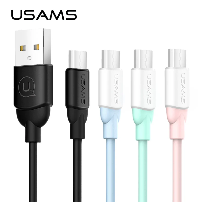 

USAMS Micro USB Cable Fast Charging for Samsung Xiaomi Redmi Note Mobile Phone USB Charger Data Cable for Huawei Samsung S7 Code
