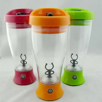 

Creative lazy supplies automatically stir coffee cups Candy color sealed straw electric mixing cup