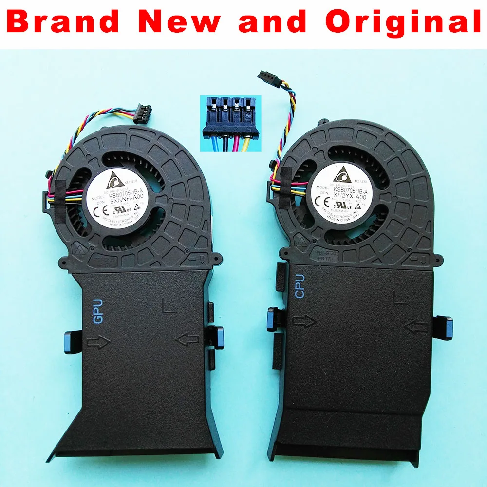 New original GPU CPU FAN For DELL Alienware ALWAR 2508 Alpha cooling fan cooler radiator 0XH2YX