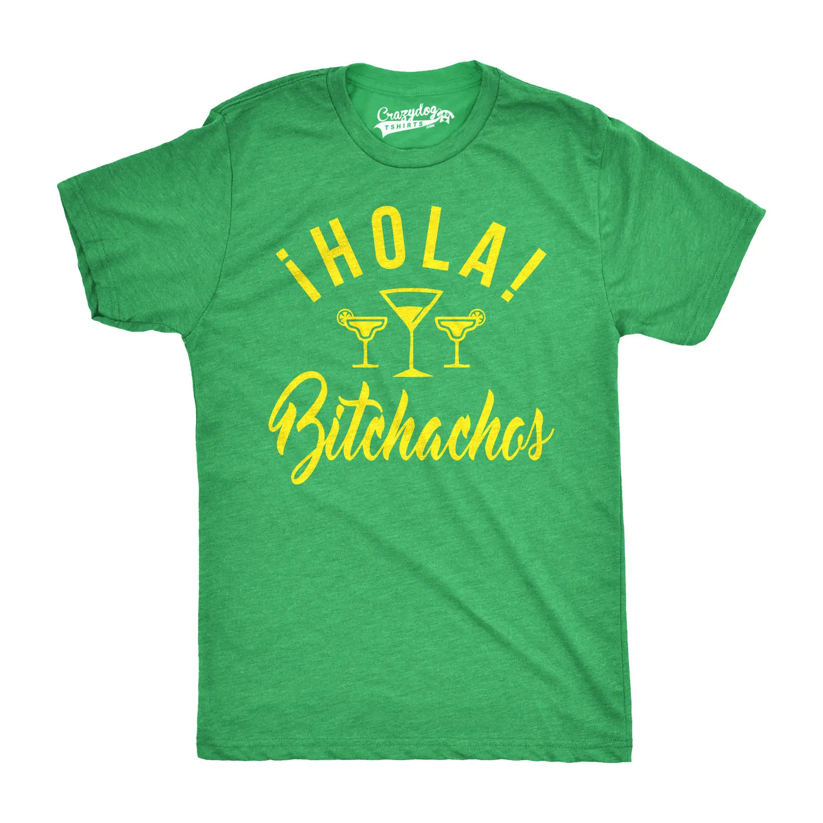 Для мужчин s Hola Bitchachos смешные футболки Синко де Майо веселый Новинка Винтаж т