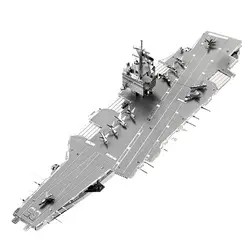 Piececool USS предприятие CVN-65 авианосец DIY 3d Металл Nano головоломки собрать модель наборы P083-S лазерная резка игрушечные лошадки