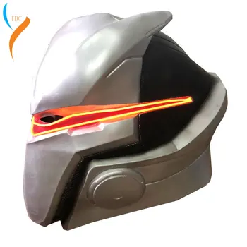 

2019 New Game Adult Kids Omega Oblivion link Latex Mask Helmet Halloween Cosplay Costumes Led Masks Props
