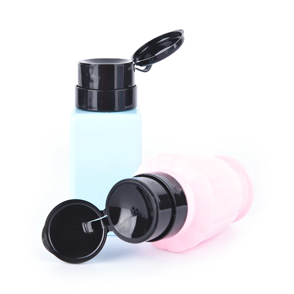 200ml Nail Polish Remover Pump Liquid Alcohol Dispenser Press Cleaner