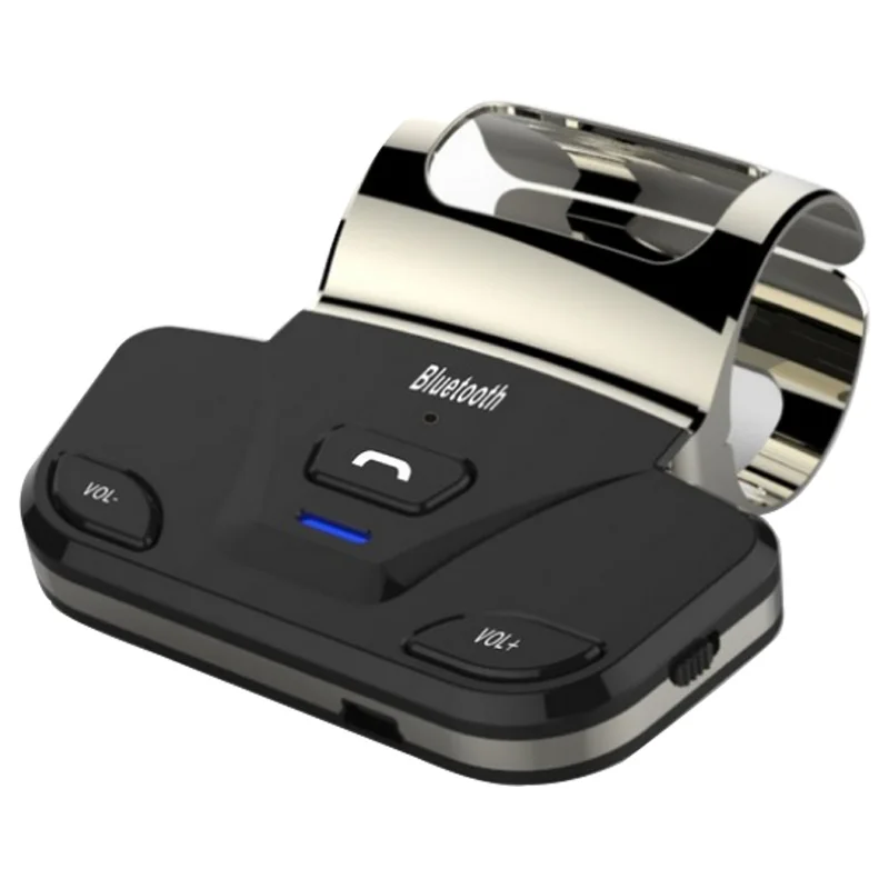 

Bluetooth Handsfree Bluetooth Car kit Steering Wheel Speaker Phone In-car Support 2 Phones Connection with car charger
