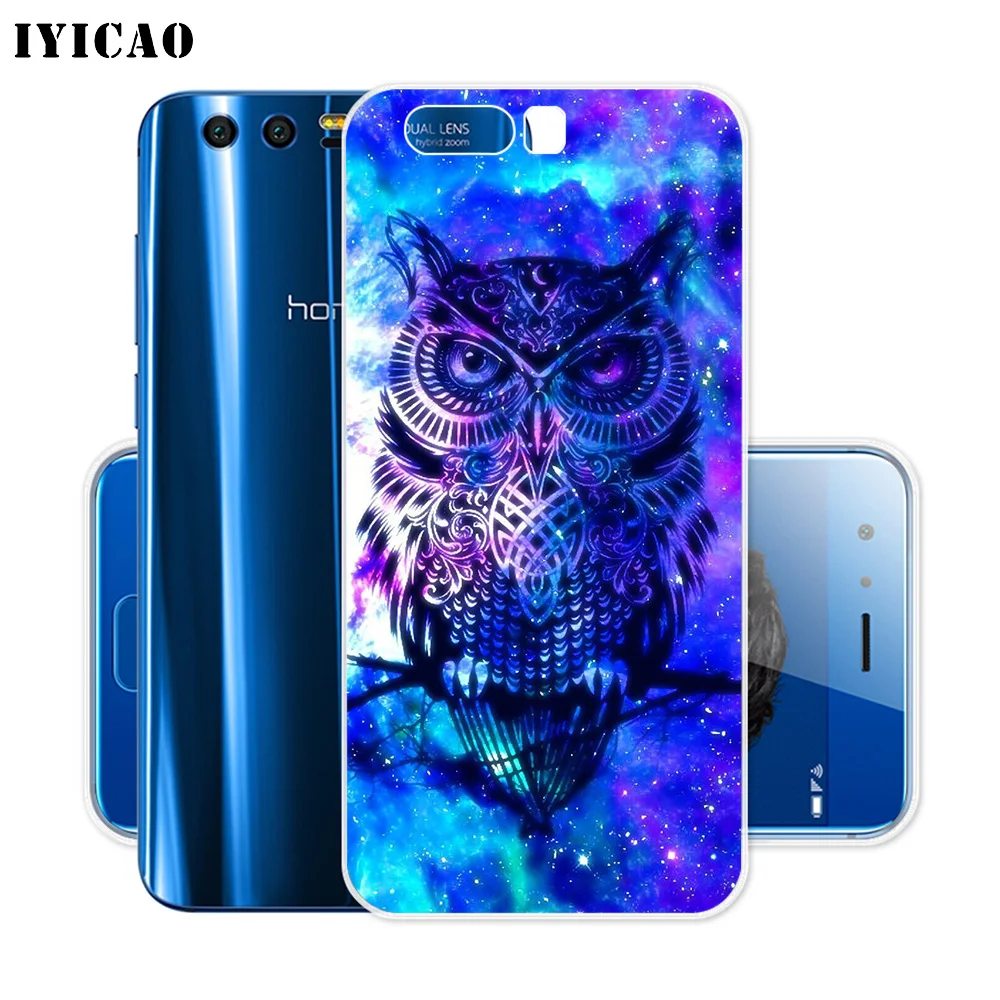 Мягкий силиконовый чехол IYICAO для Huawei Y9 Y7 Y6 Prime 2018 Honor 8C 8X 8 9 10 Lite 7X 7C 6A 7A