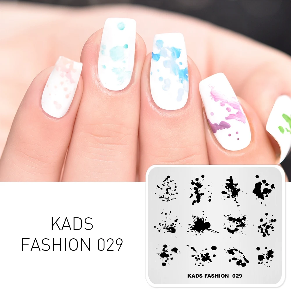 

MISSGUOGUO Nail Stamping Template Fashion Ink Patterns DIY Nail Designs Stamping Polish Manicure Stamper Plate Tool