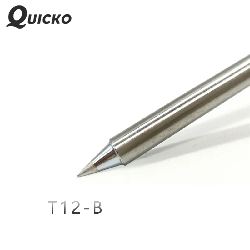 QUICKO T12-B Форма B Серия Solering железные наконечники для T12 FX9501/951/952 ручка сварочные инструменты электронный OLED и STC t12-LED паяльная станция