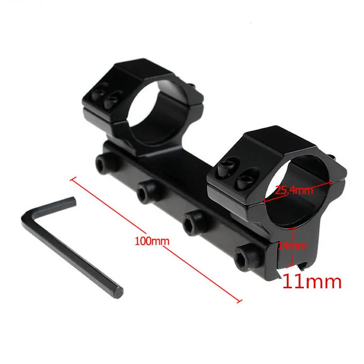 1pc Hunting Accessories Scopes Mounts 25.4mm Ring Weaver Scope Mount 11mm Rail Hunting Light