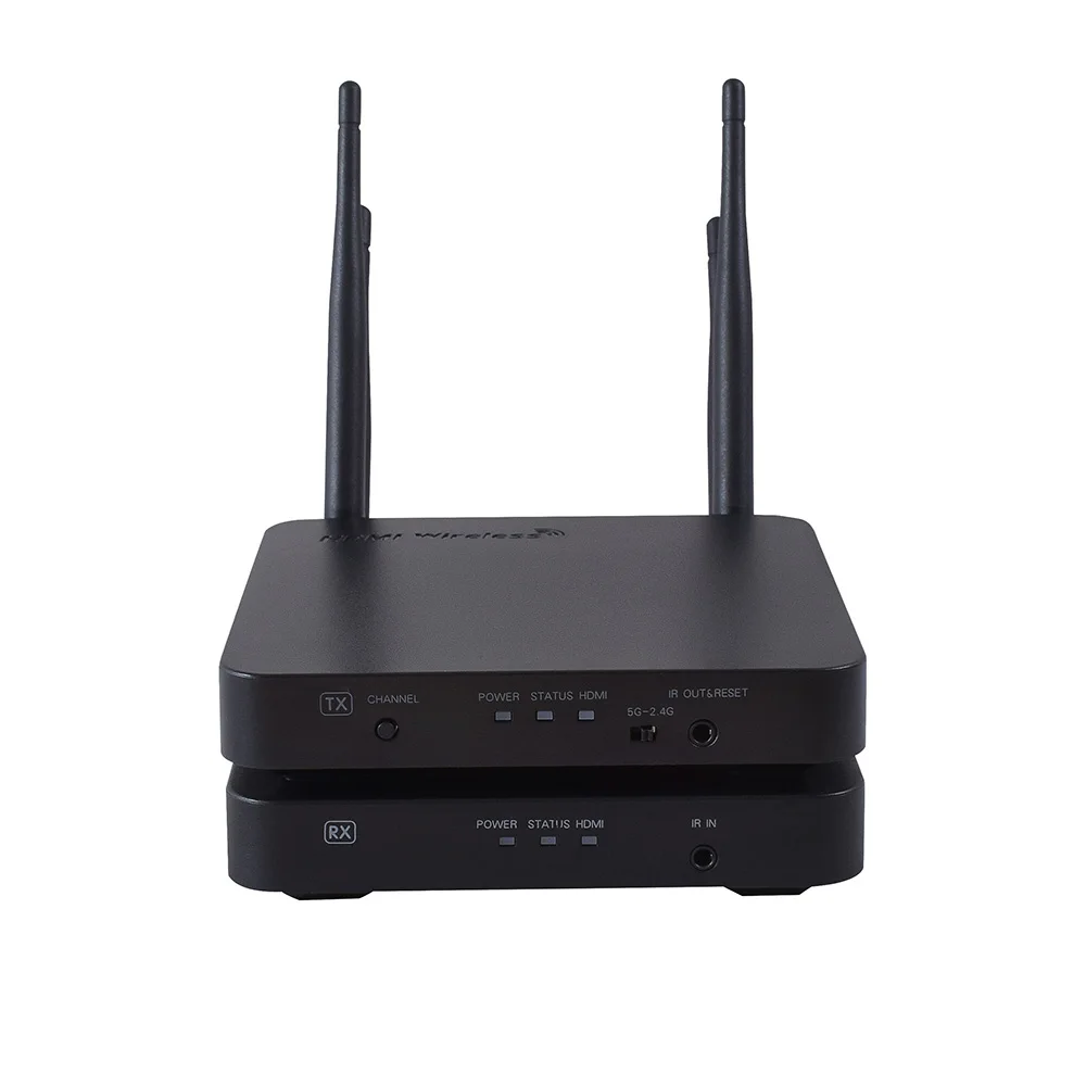 HDMI беспроводной удлинитель 100 м 2 4 ГГц и 5 1080P комплект приемника передатчика TCP/IP