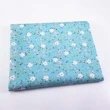 DIY цветочная хлопчатобумажная ткань детский хлопковый саржевый Лоскутная Ткань для шитья своими руками стеганый жир материал для малышей и детей