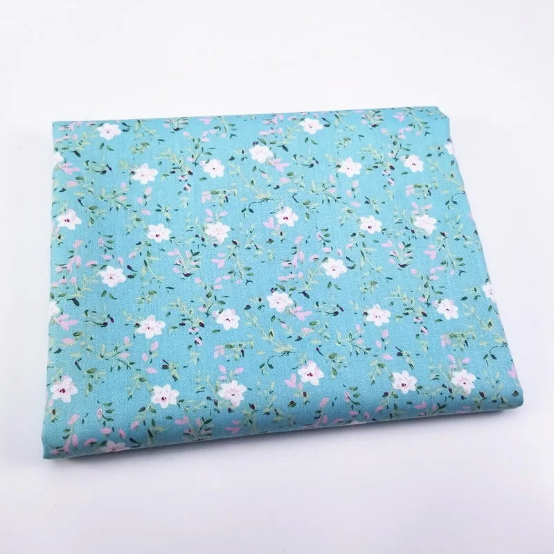 

DIY Flower Cotton Fabric Baby Cotton Twill Patchwork Cloth for DIY Sewing Quilting Fat Quarters Material For Baby&Child