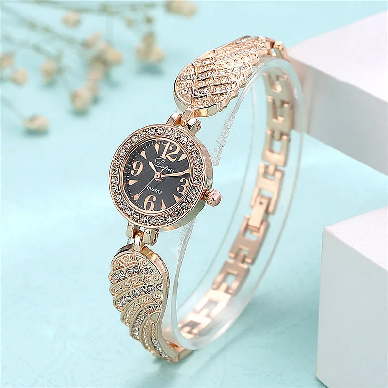 New Arrivel Women's Watches Rhinestone Slim Wing Band Arabic Numerals