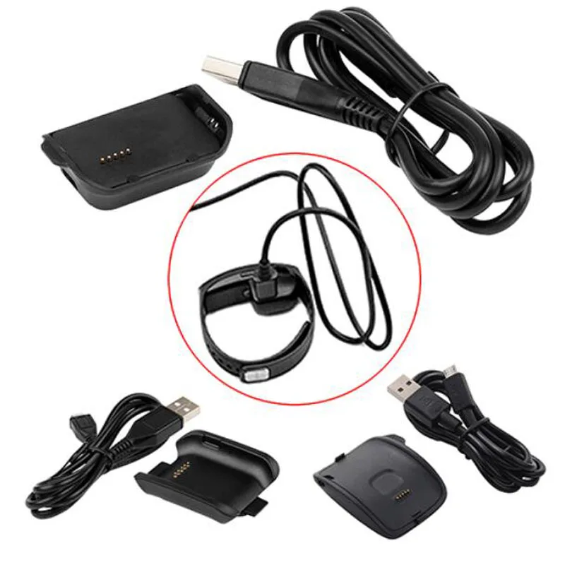 

USB Dock Charger Adapter Charging Cable For Samsung Galaxy Gear V700 2/S Fit R350 / R380/ R750/ Live R382 Smart Watch Wristband