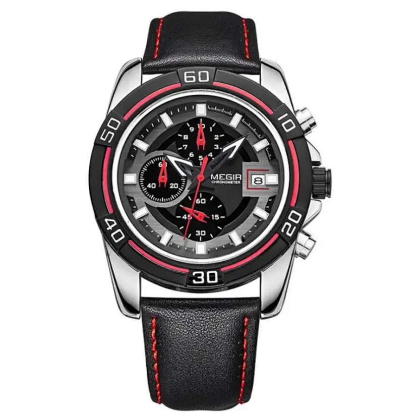 

New Men's Watch Luminous 30Meters Waterproof Multi-function Sports Quartz Watch Gift Calendar Date Watch With Box relogio