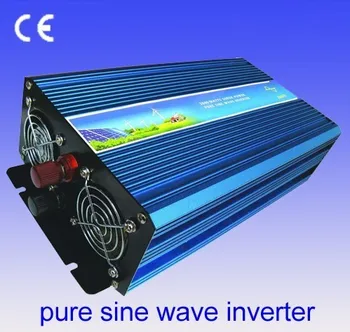 

1200W onda sinusoidal pura solar power inverter 24VDC 12V 48V a AC 110V 220V pantalla digital display