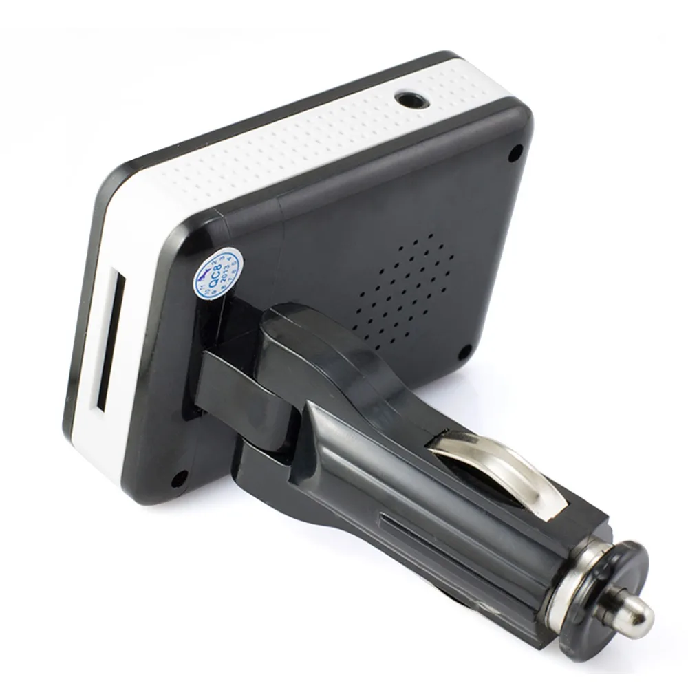 Siparnuo Handsfree Bluetooth Car Kit Wireless FM Transmitter USB SD LCD Transmitter FM Bluetooth Voiture MP3 Mic Remote Control