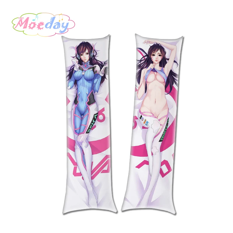 Наволочка для обнимания тела Overwatchs OW D.Va-Hana Song 150 см персиковая кожа | Дом и сад