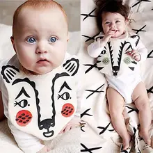 Милый мультфильм животных для малышей хлопок Dribble Кормление прорезывания зубов нагрудник отрыжка ткани для маленьких мальчиков