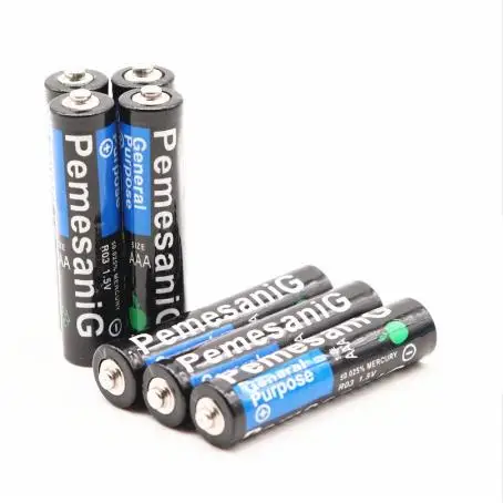 

2019 New 4PCS 1.5V Battery AAA Carbon Dry Batteries Safe Strong Explosion-proof 1.5 Volt AAA Battery UM4 Bateria No Mercury