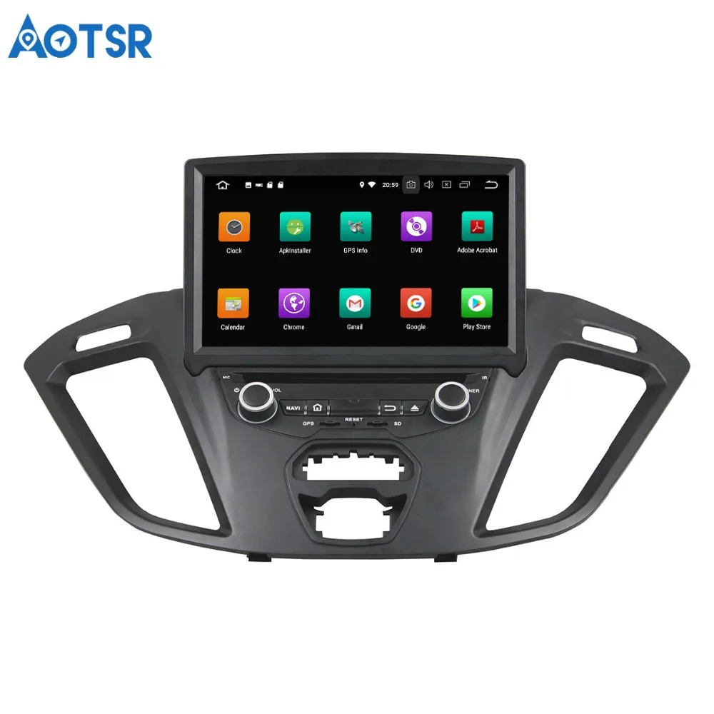 Автомобильный DVD плеер Aotsr Android 8 0 7 1 С GPS навигацией для Ford Transit Custom 2016