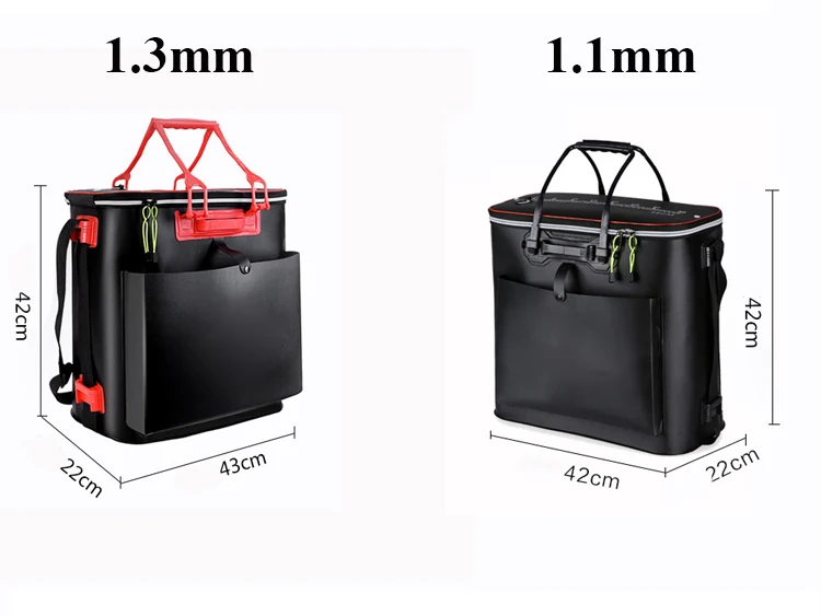 43 см/48 см/52 см наружное портативное ведро для рыбалки, коробка для живой рыбы, морское водонепроницаемое ведро, Аксессуары для рыбалки, рыболовные инструменты