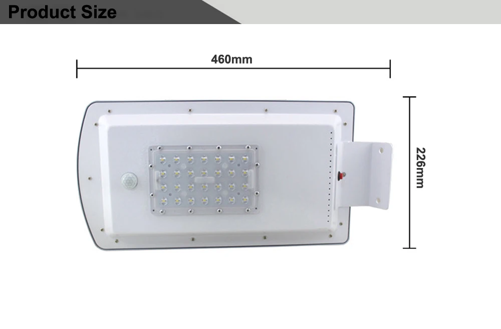 GO OCEAN Solar Lamps LED Solar Waterproof Wall Integrated LED Street Light Solar Lamp Motion Sensor Outdoor Garden Light (16)