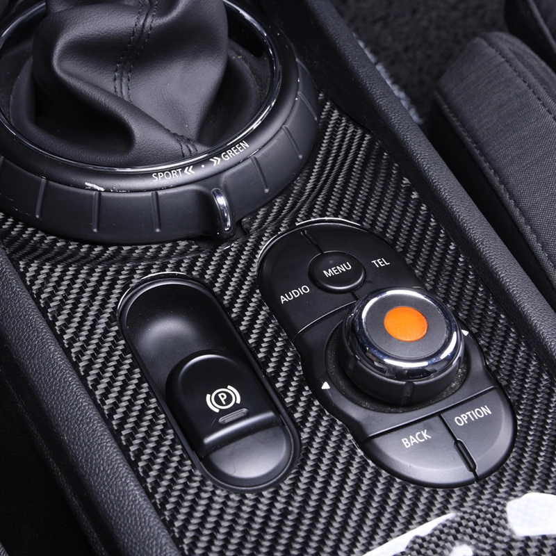 Car Gear shift panel cover Central control Shift lever decoration cover For BMW MINI Cooper Clubman F54 Car Refit Accessories