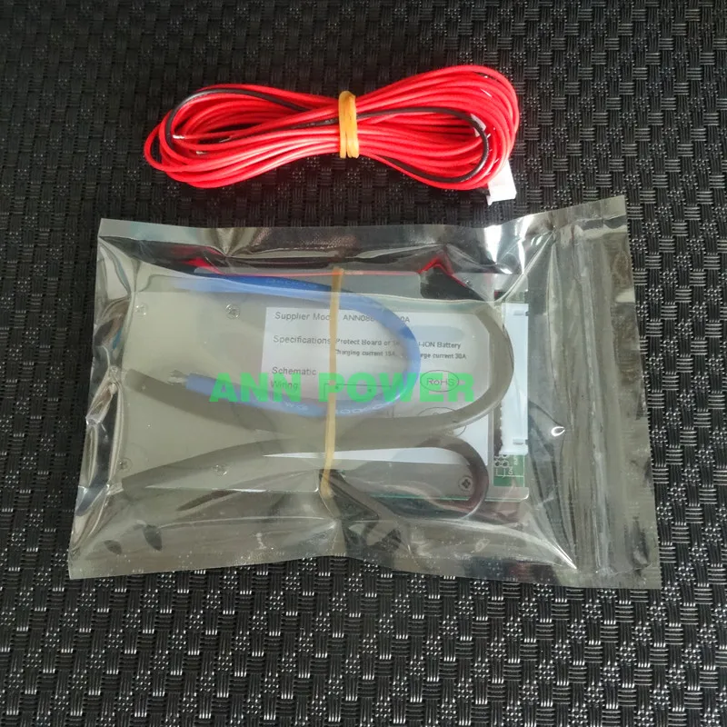 48V 30A LifePO4 батарея BMS для 16S 3,2 V lifepo4 ячейка 51,2 V BMS/PCM непрерывный рабочий ток 30A 1500W с функцией баланса