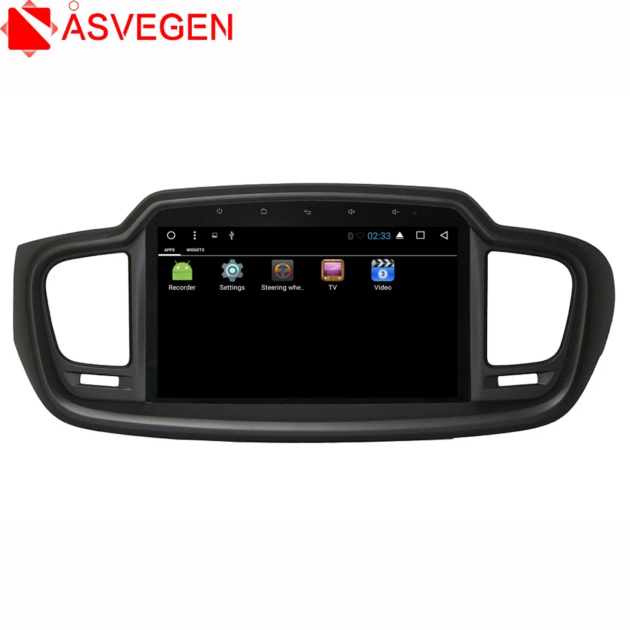 Cheap Asvegen HD Touch Screen 10.2" Android 7.1 Quad Core Car Auto WIFI Radio Multimedia Player GPS Navigation For KIA Sorento 2015 0
