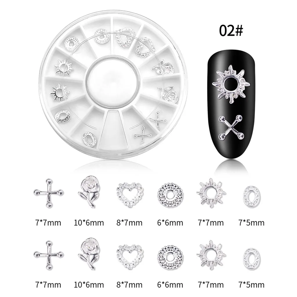 New Fashion Women Nail Art DIY Design Decoration Jewelry Accessories Hollow Diamond Cards Glasses Beauty Ladies | Красота и здоровье