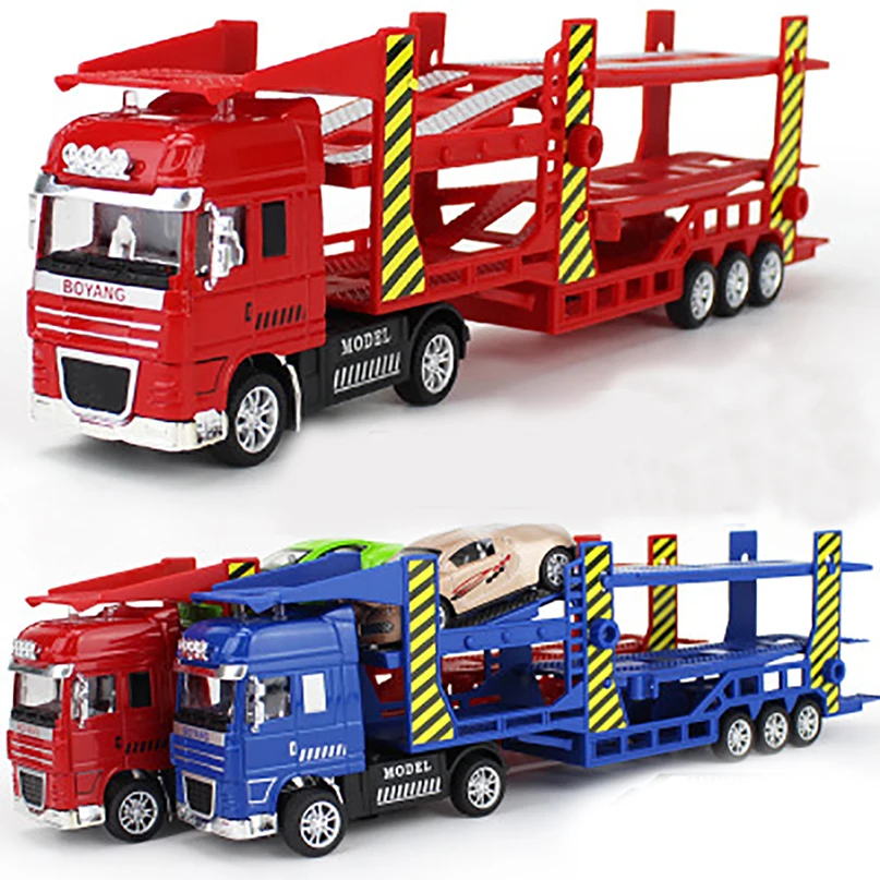 

1Piece 1:50 Diecast Car ModuleT oy Metal Vehicles Big Truck Racing RC Car Transporter Removable Toy Car for Kids Birthday Gifts