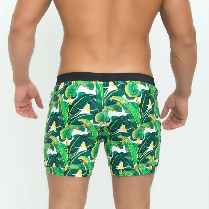 Taddlee Brand Men Swimwear Board Beach Shorts Basic Traditional High Rise Swimsuits Long Cut Boxer Trunks Plus Size XXL 4