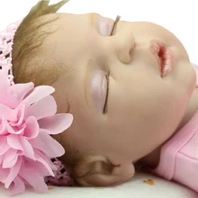 New Style 22 Inch Girl Reborn Baby Dolls Lifelike Newborn Babies Real Looking Princess Girls Children Birthday Xmas Gift