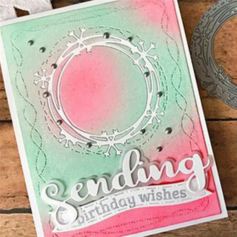 

GJCrafts Scribble Snowflake Die Metal Cutting Dies for Scrapbooking 2019 New Cutting Dies DIY Album Card Making Decor