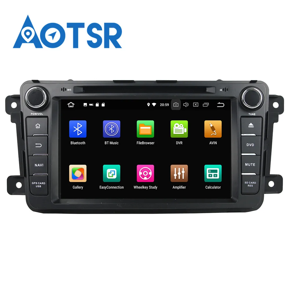 Excellent Android 8.0 8 Core Car DVD Player GPS Navigation For Mazda CX-9 2012-2013 Multimedia HeadUnit stereo tape recorder 2 din radio 5