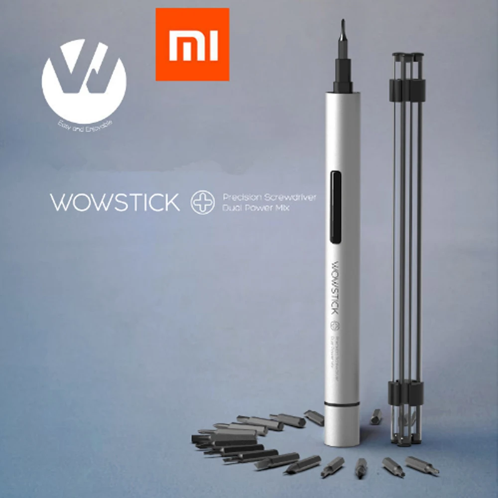 Xiaomi Mijia Wowstick попробуйте модернизированная электрическая отвертка 20 в 1 наборы алюминиевый корпус с DIY Набор инструментов