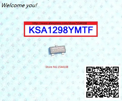 4 pcs KSA1298 ONSEMI Transistor PNP 25V 800mA 200mW 120MHz SOT23 #BP 4 pcs KSA1298 ONSEMI Transistor PNP 25V 800mA 200mW 120MHz SOT23 #BP