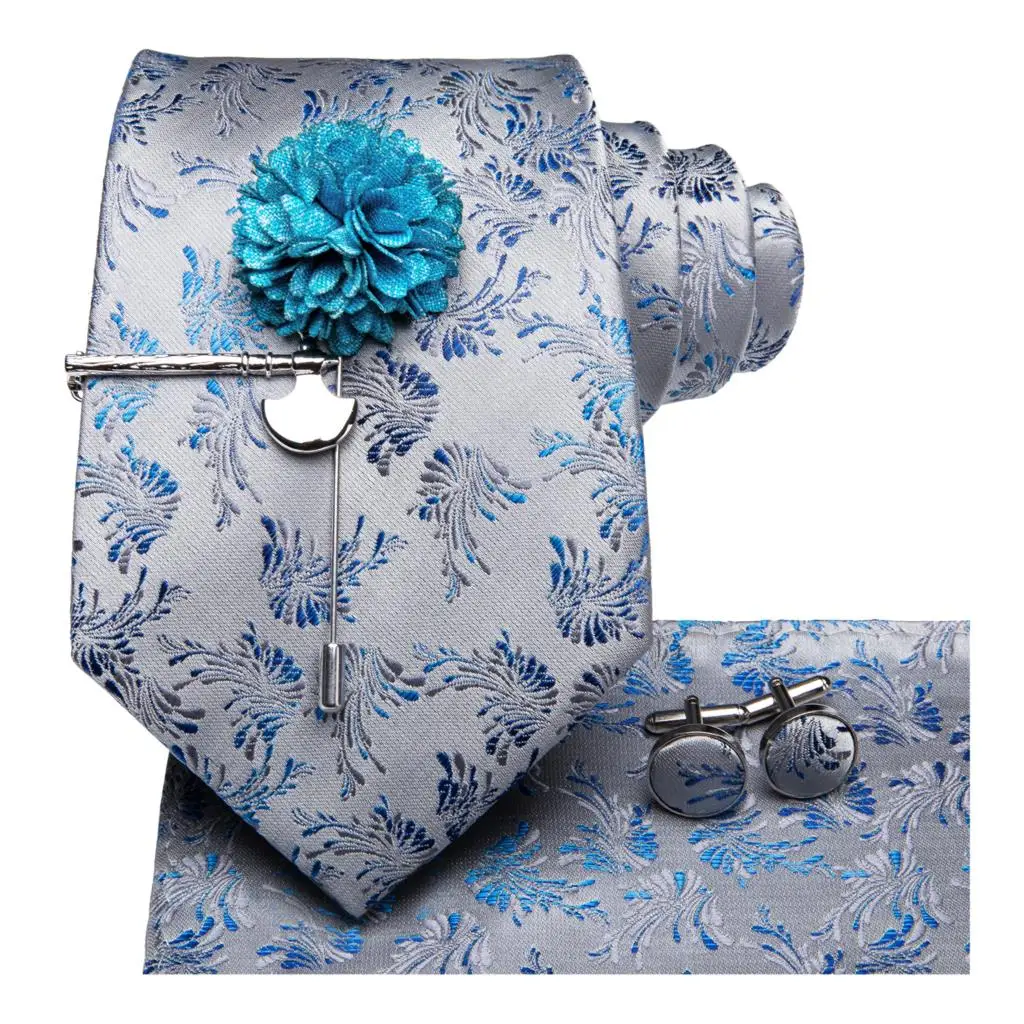 9 видов стилей, мужские Модные аксессуары, галстук+ брошь+ галстук+ платок+ запонки, набор, шелковые тканые мужские Классические Вечерние и свадебные галстуки
